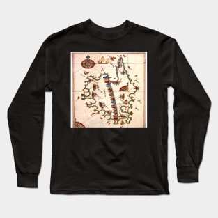 Corsica in a manuscript Long Sleeve T-Shirt